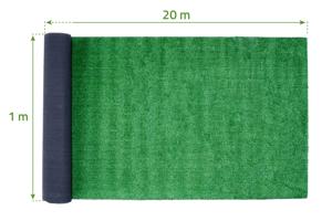 ORSO konstgräs 1m x 20m - 7mm 2