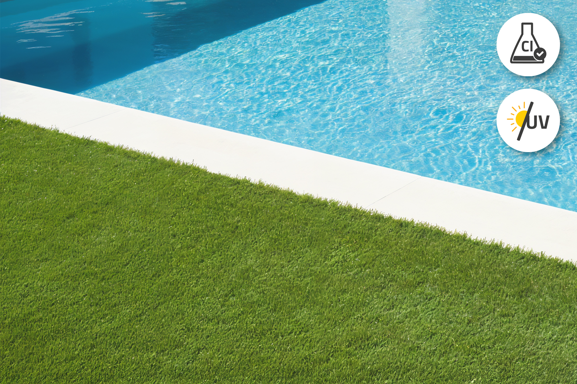 PELMO synthetic grass 1m x 8m - 20mm 10
