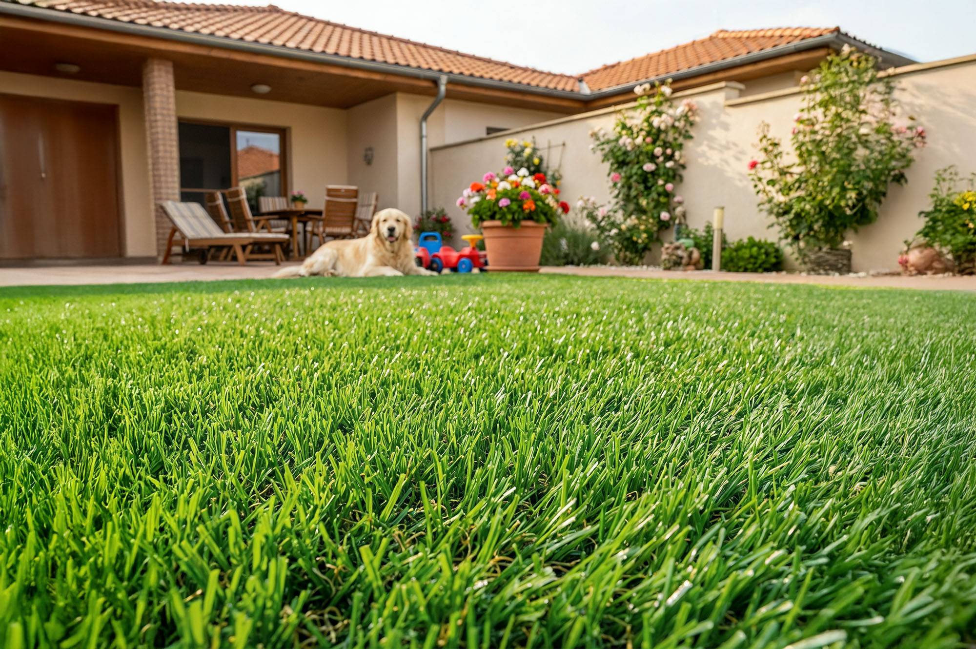 PELMO synthetic turf 1m x 15m - 20mm 1