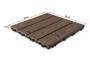 Balenie 30 hnedých kompozitných zámkových terasových dlaždíc RILA, 30x30 cm 3