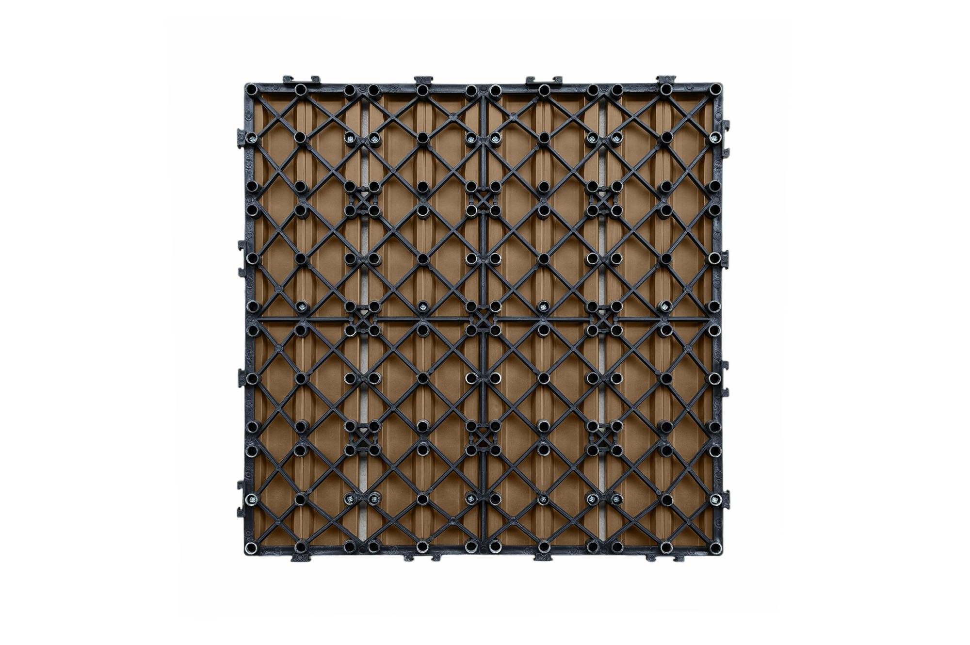 Sada 30 ks kompozitných terasových dlaždíc JURA z teakového dreva, 30x30 cm 12