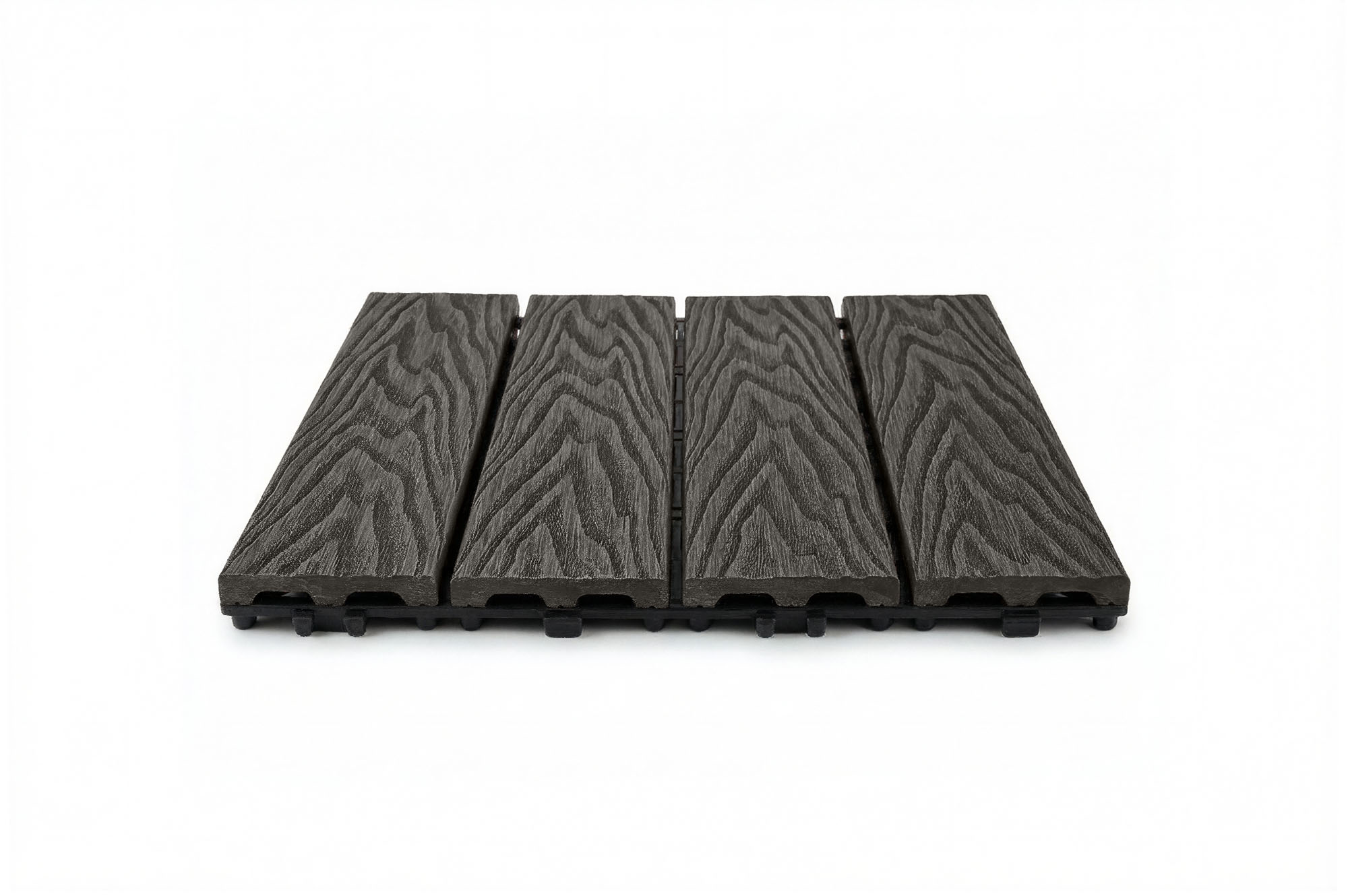Sada 30 kompozitných zámkových terasových dlaždíc JURA, imitácia sivej drevenej podlahy, 3 13