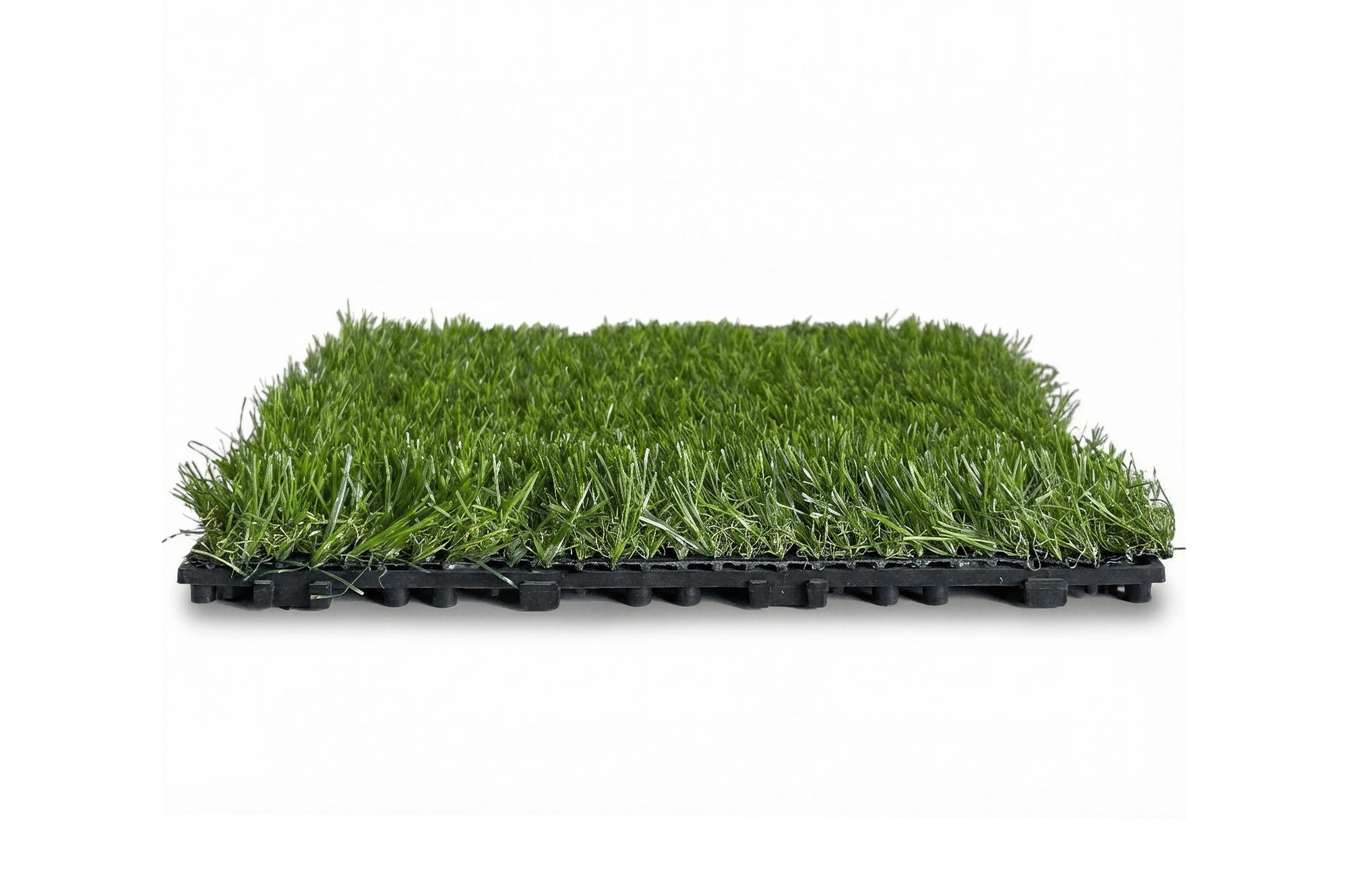 Sada 22 ks zámkových terasových dlaždíc zo syntetickej trávy KORA 30x30 cm 12