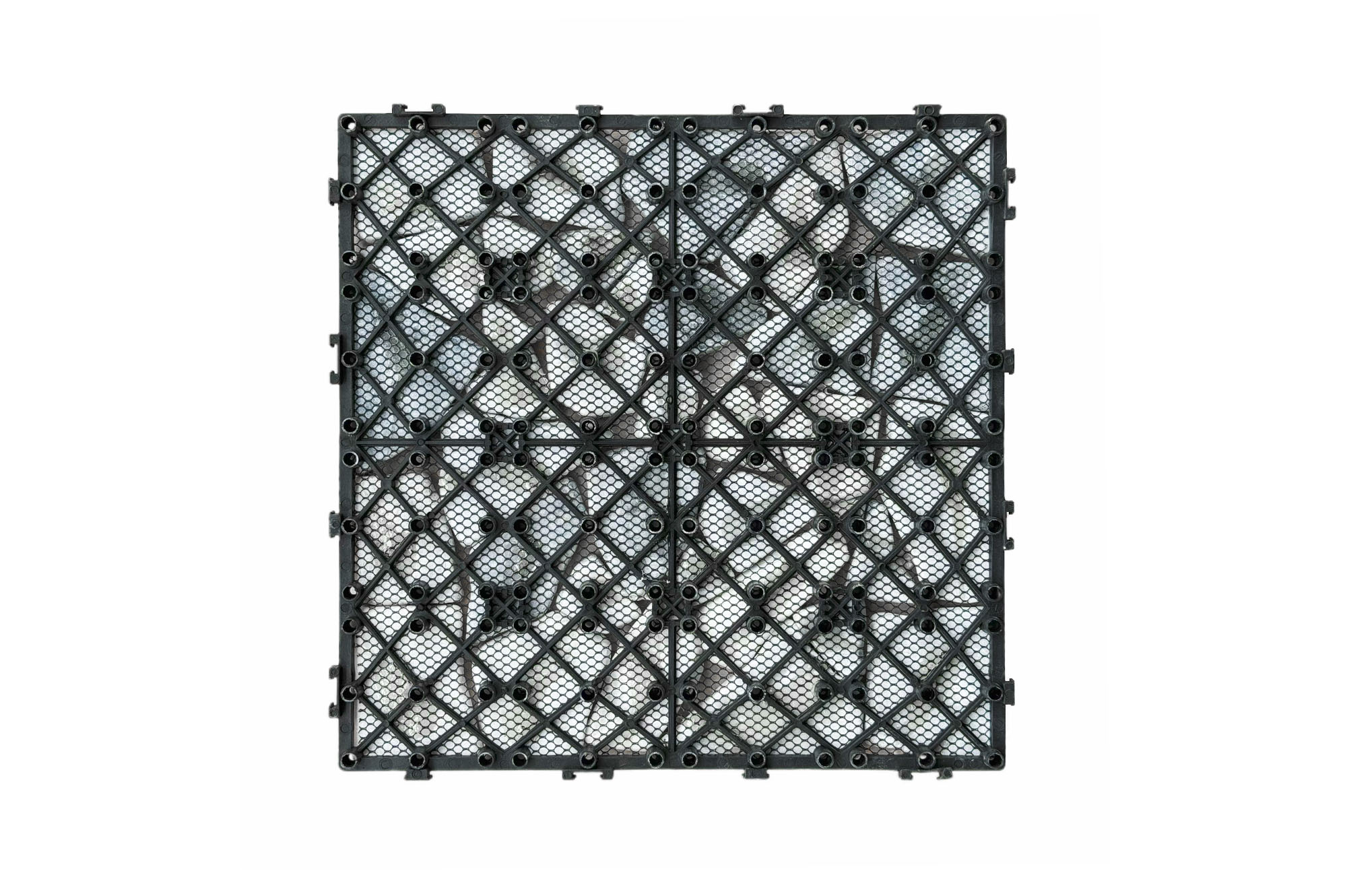 Vonkajšia zámková dlažba OSSA, sivé kamienky, 30x30 cm 11