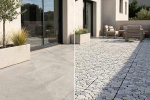 Lot de 12 dalles clipsables terrasse OSSA galets gris 30x30cm 6