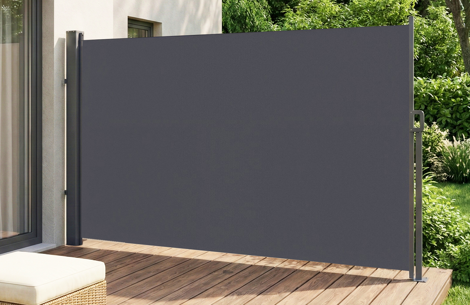 PILAT výsuvná bočná markíza 5x1,6 m antracitovo sivá main_image