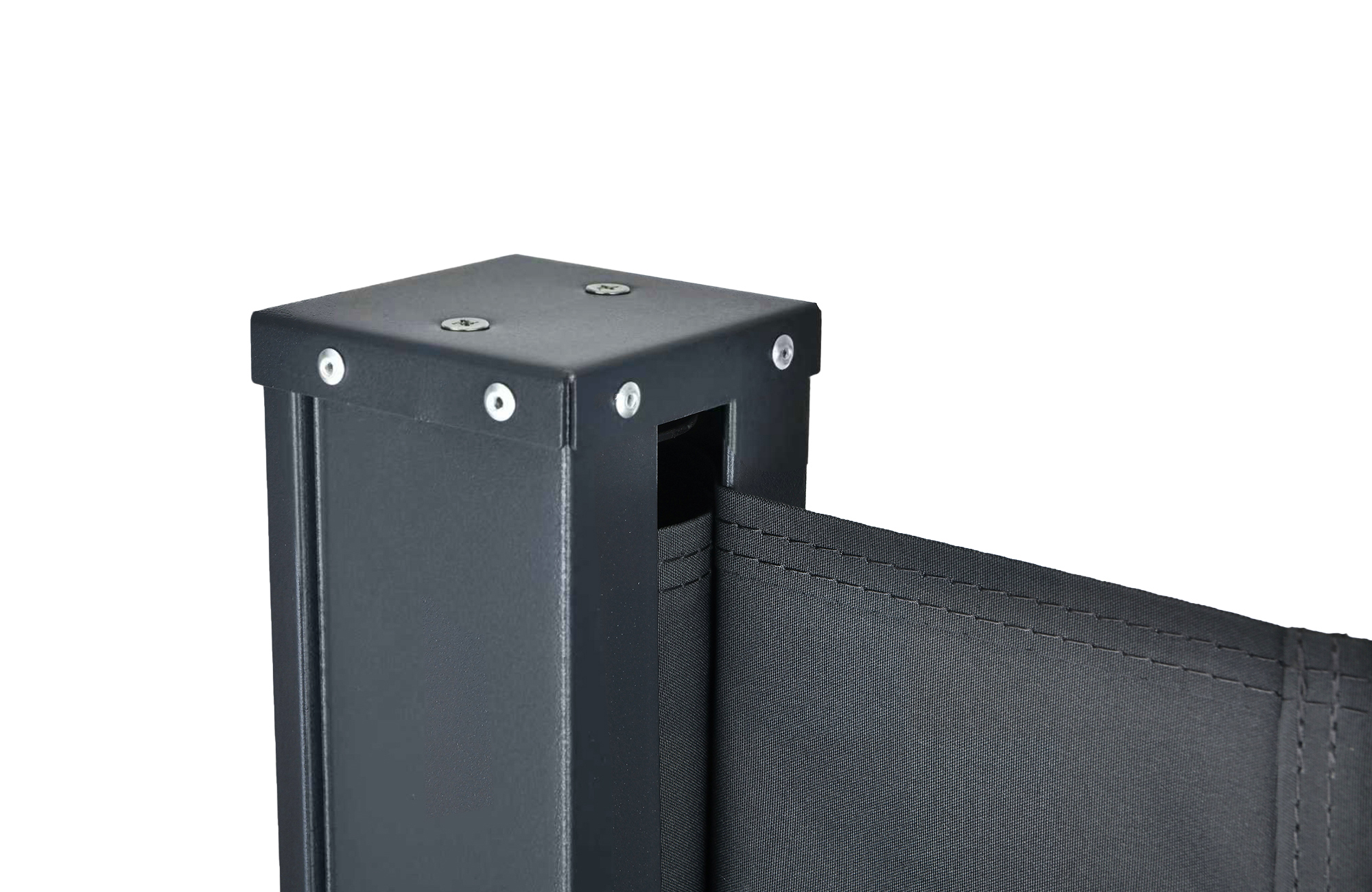 Paravent extérieur rétractable PILAT 5x1,8 m gris anthracite 6