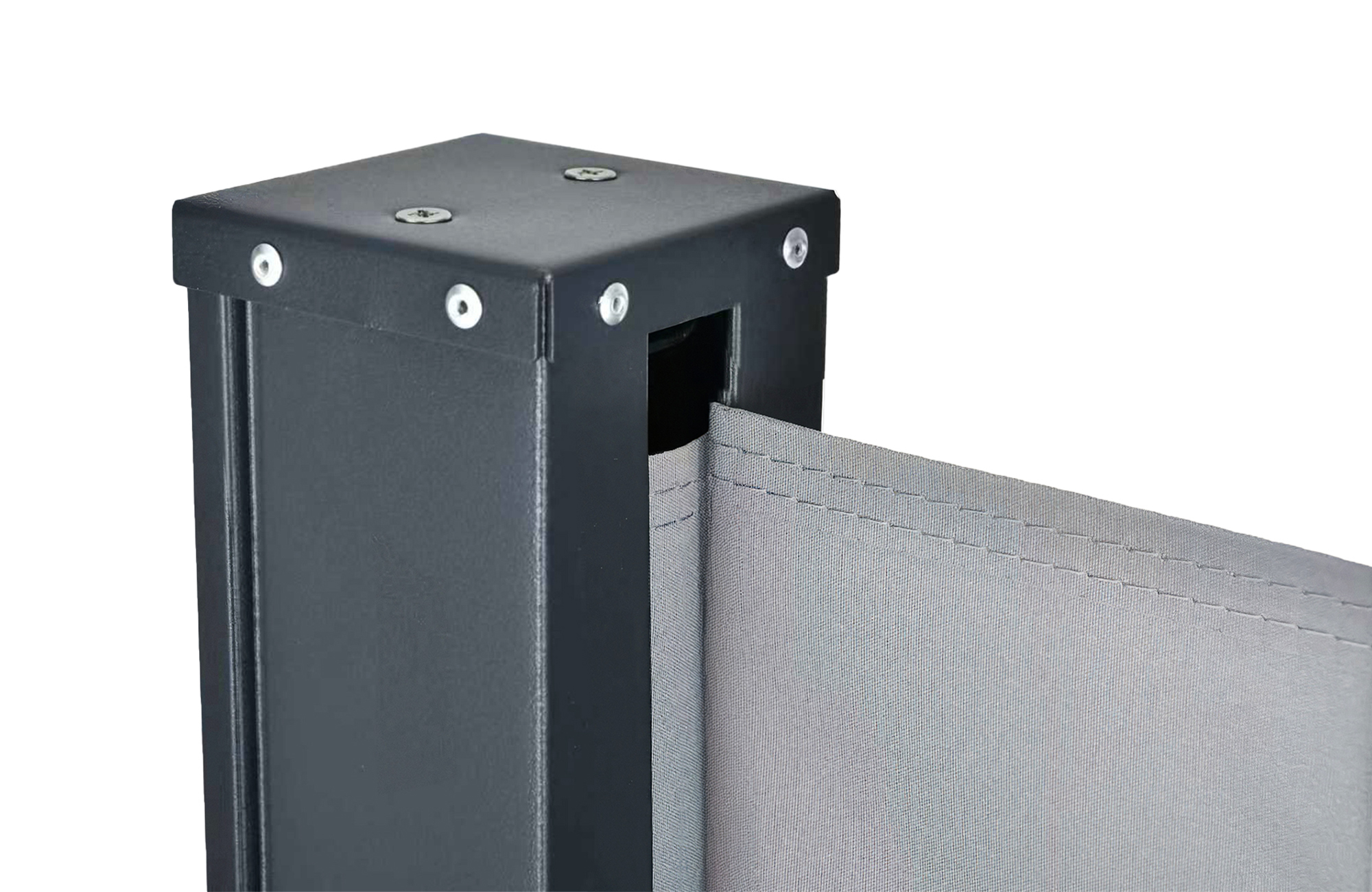 Copertină laterală retractabilă PILAT 3x1,8 m gri deschis 6