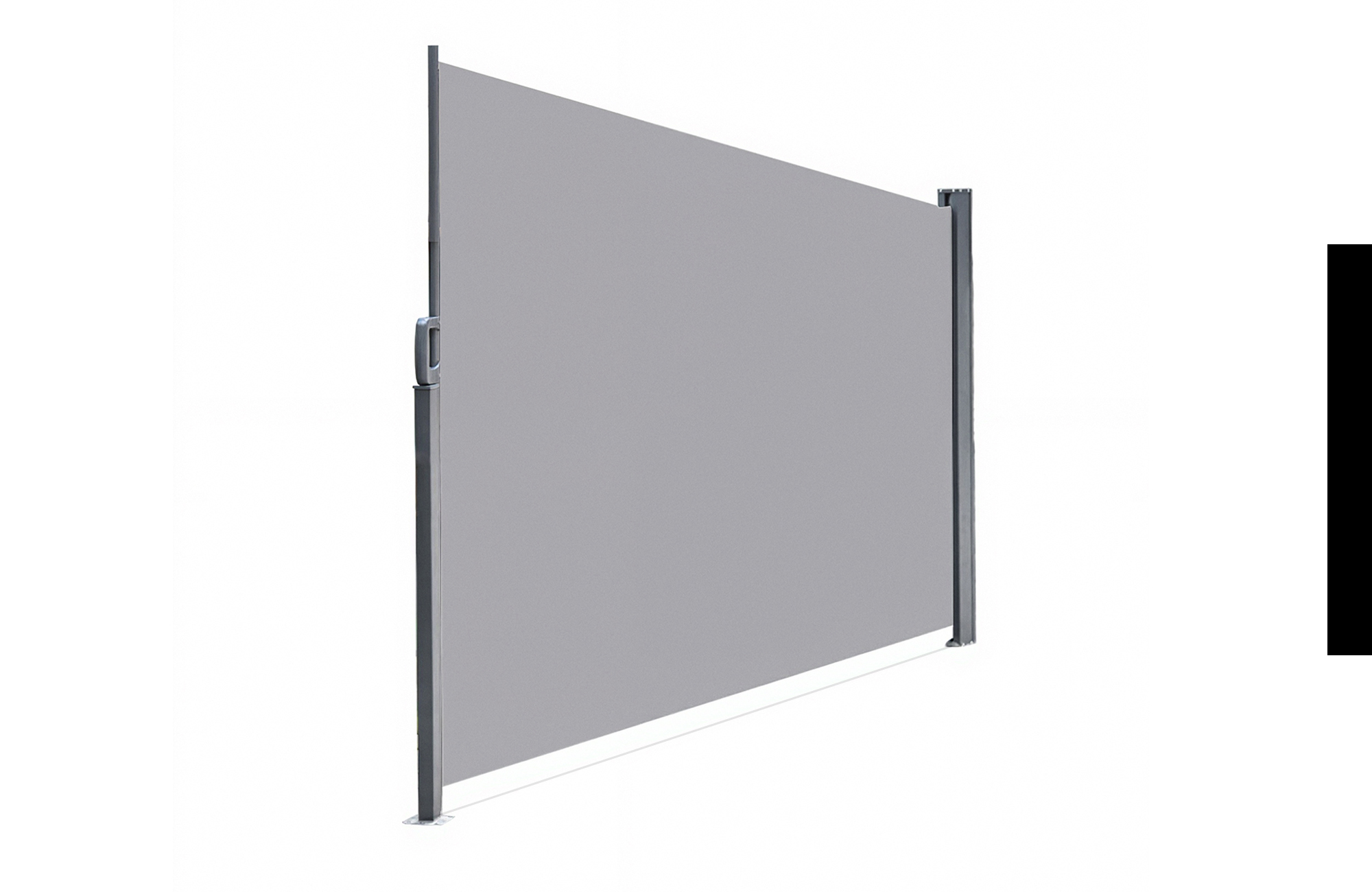 PILAT kihúzható oldalsó napellenző 5x1,8 m világosszürke 12