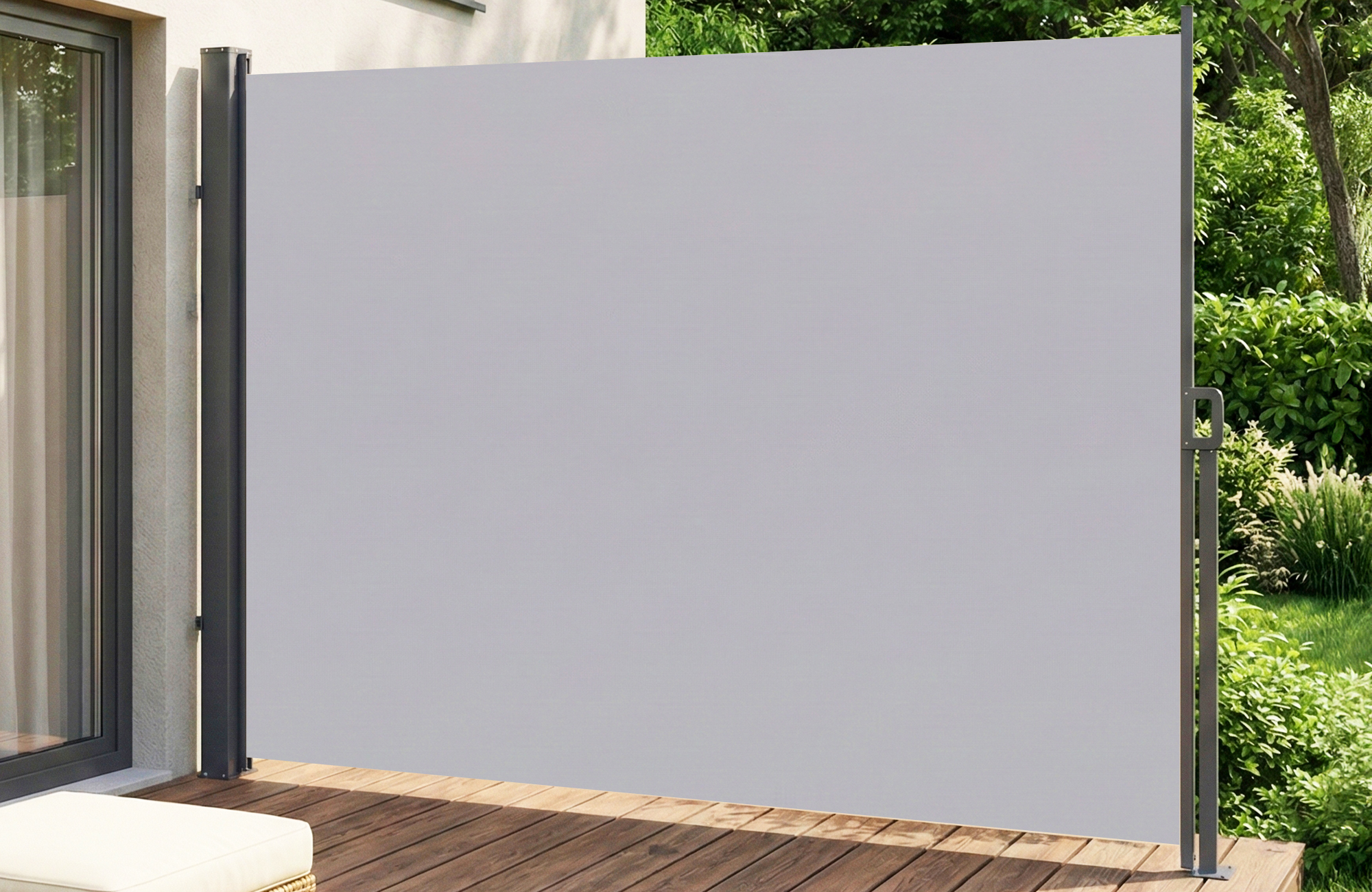 PILAT kihúzható oldalsó napellenző 5x1,8 m világosszürke main_image