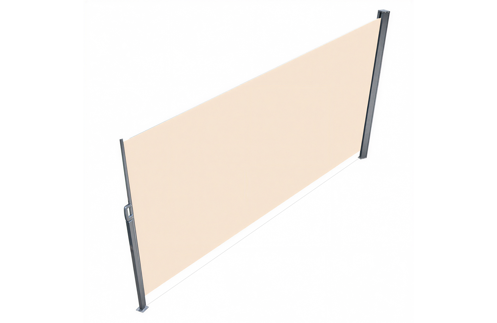 PILAT 3x1.6m beige retractable side awning 11