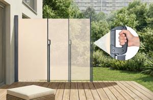 Paravent extérieur rétractable PILAT 3x1,8 m beige 3