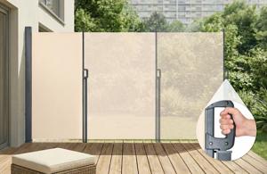 PILAT retractable side awning 5x1.6 m beige 3