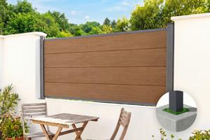 Komposithegn 2m STOCKHORN H.90cm på teakplade main image