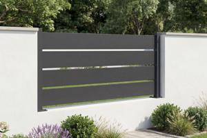 VETTORO 2m x V.80cm poloprolamovaný černý ocelový plot main image