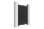 ATHOS 3m H.160cm Anthracite Grey Composite Wood Swing Gate with Aluminium Frame + ATHOS 1m H.160cm Composite Pedestrian Gate 19