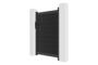 ATHOS 3m H.160cm Anthracite Grey Composite Wood Swing Gate with Aluminium Frame + ATHOS 1m H.160cm Composite Pedestrian Gate 20