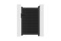 ATHOS 3m H.160cm Anthracite Grey Composite Wood Swing Gate with Aluminium Frame + ATHOS 1m H.160cm Composite Pedestrian Gate 18