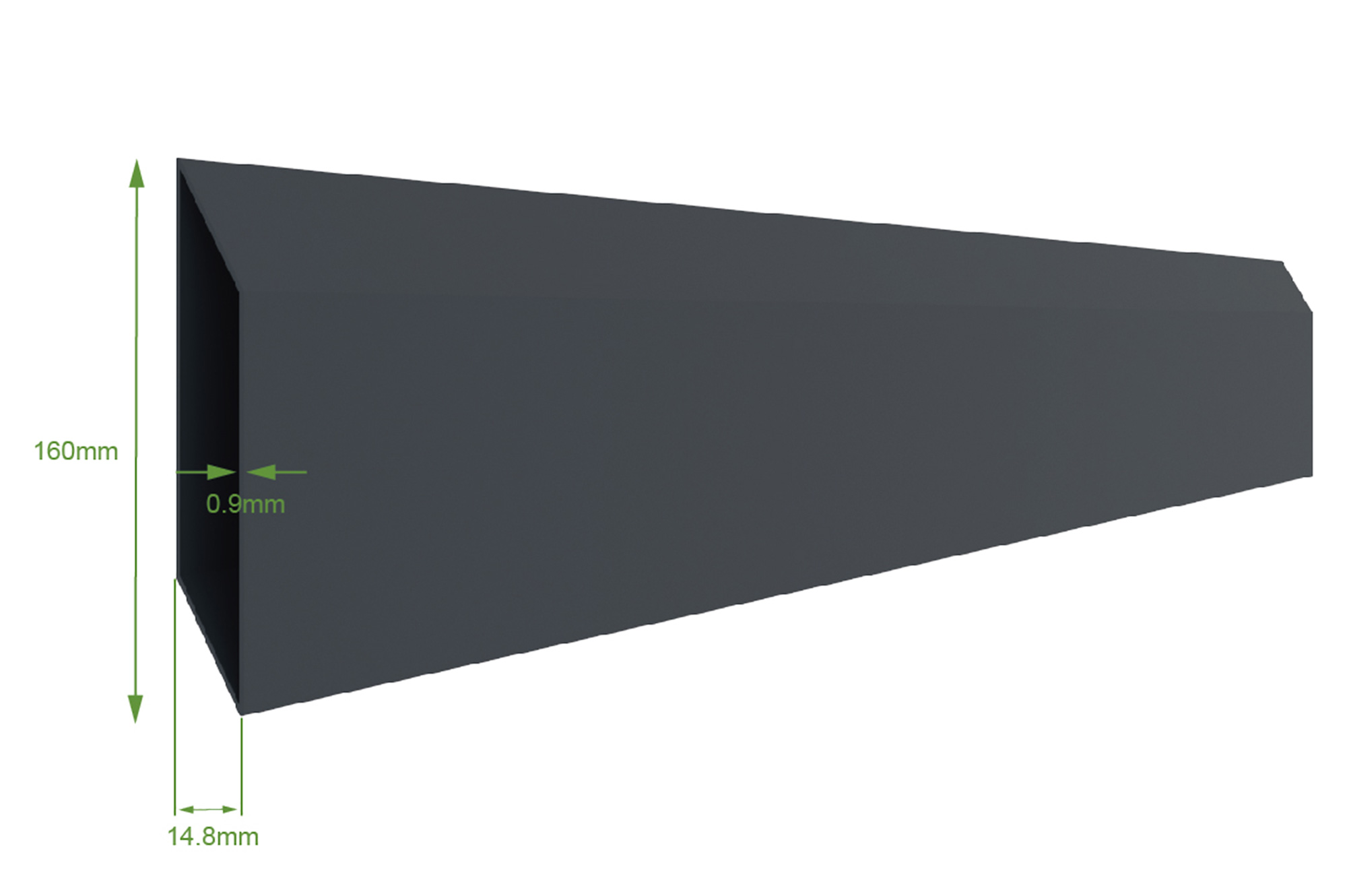 Vartai CALANCIA 1m, aukštis 160cm, pilki aliuminiai 9