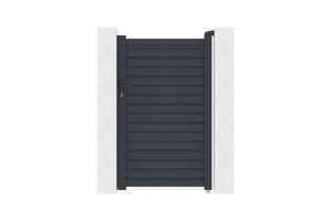 Gate 1m CALANCIA H.160cm gray aluminum main image