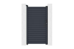 Gate 1m CALANCIA H.180cm gray aluminum 6