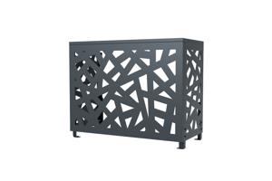 ANETO RUIVO grijze aluminium afdekking voor airconditioning en warmtepomp - maat S 13