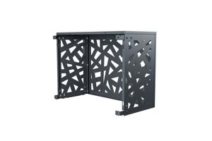 ANETO RUIVO grijze aluminium afdekking voor airconditioning en warmtepomp - maat S 5