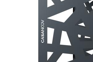 ANETO RUIVO grijze aluminium afdekking voor airconditioning en warmtepomp - maat S 11