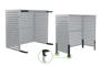 ANETO graue Aluminiumabdeckung für Klimaanlage & Wärmepumpe - Größe XL 8