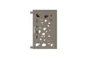 ANETO SUNNY aluminum cover for air conditioner & heat pump, taupe - size S 7