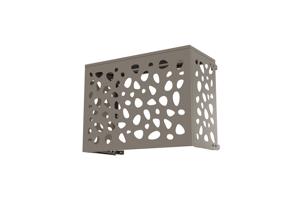 ANETO SUNNY aluminum cover for air conditioner & heat pump, taupe - size S 14