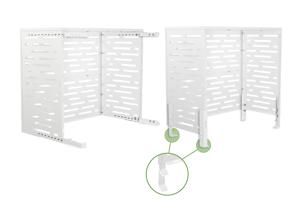ANETO ARLBERG witte aluminium hoes voor airconditioner en warmtepomp - maat L 8