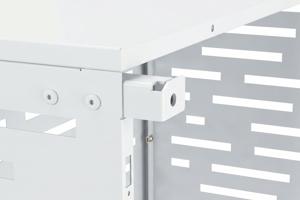 ANETO ARLBERG witte aluminium hoes voor airconditioner en warmtepomp - maat L 10
