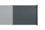Kit de extensión de valla de aluminio con listones anchos de 2 m de altura, 150 mm, gris antracita - ALPIS main_image thumbnail