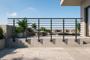 Balustradă din aluminiu gri antracit, 380 cm, pentru montare pe perete cu accesorii - KORAB thumbnail 2