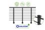 Balustradă din aluminiu gri antracit, 190 cm, pentru montare pe perete cu accesorii - KORAB thumbnail 9