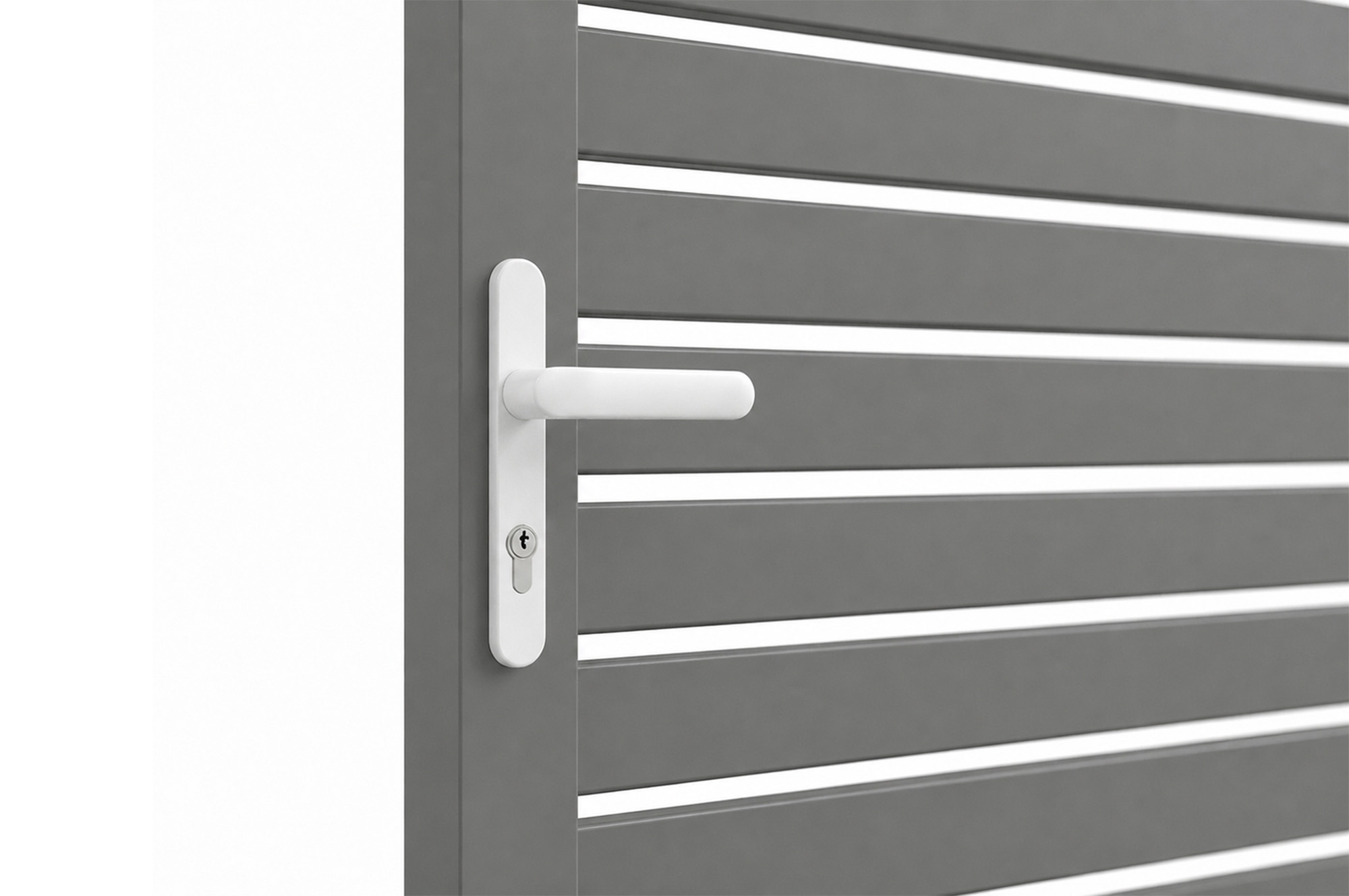 Vrata 1m V.140cm aluminijska kvarcno siva NERA 4