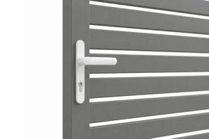 Vrata 1m V.140cm aluminijska kvarcno siva NERA 4