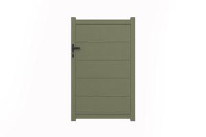 TABOR 1m H.160cm Green Aluminium Gate main image