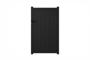 CILDA 1 m H. 180 cm Schwarzes Aluminiumtor main_image thumbnail