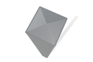 Set mit 2 ELDA-Pfosten 15x15cm Aluminium H.240cm Quarzgrau 3