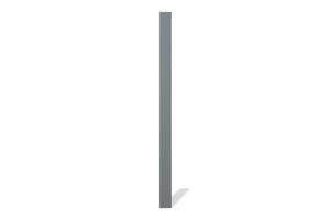 Set mit 2 ELDA-Pfosten 15x15cm Aluminium H.240cm Quarzgrau 5