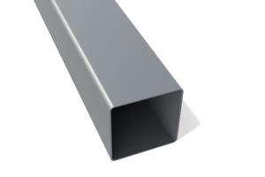 Set mit 2 ELDA-Pfosten 15x15cm Aluminium H.240cm Quarzgrau 9