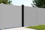 Set mit 2 ELDA-Pfosten 15x15cm Aluminium H.240cm schwarz thumbnail 10