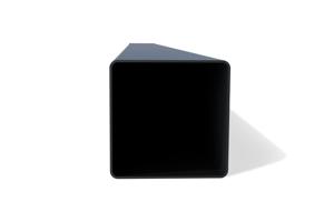 Set mit 2 ELDA-Pfosten 15x15cm Aluminium H.240cm schwarz 8