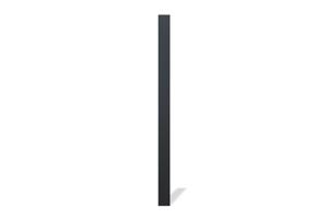 Set mit 2 ELDA-Pfosten 15x15cm Aluminium H.240cm schwarz 5