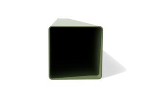 Set mit 2 ELDA-Pfosten 15x15cm Aluminium H.240cm grün 8