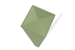 Set mit 2 ELDA-Pfosten 15x15cm Aluminium H.240cm grün 3