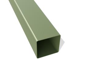 Set mit 2 ELDA-Pfosten 15x15cm Aluminium H.240cm grün 9