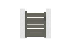 Portiță aluminiu gri cuarț 1m VOGEL H.120cm 10